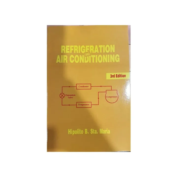 REFRIGERATION and AIR CONDITIONING 3rd edition By Hipolito B. Sta