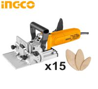 INGCO เครื่องเซาะร่องไม้ / เครื่องเจาะแผ่นบิสกิต (Biscuit Joint) 950W BJ9508  Tools Station