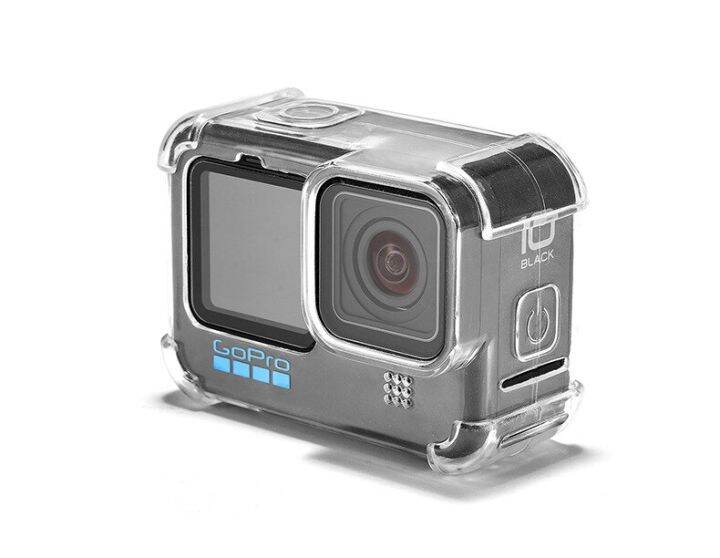 เคสสำหรับ-gopro-hero-9-10-11สีดำ-อุปกรณ์เสริมเคสป้องกันมาตรฐานตัวเรือนโปร่งใสเคสป้องกันผิวนอกป้องกันถุงลมนิรภัยสำหรับ-go-pro-ฮีโร่