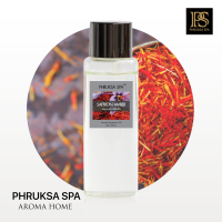 Phruksa Spa น้ำมันหอมระเหย กลิ่น แอมเบอร์-หญ้าฝรั่น 30 มล. (Aroma Oil 30 ml. Saffon Amber) ใช้สำหรับ เตาอโรม่า อโรม่าออยล์ น้ำมันหอม น้ำมันหอมระเหย อโรม่า Aroma Oil Bur