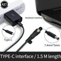 1.5M Usb Type C Pd สายชาร์จสำหรับเร็ว Dell ละติจูด7.4*5.0มม. Dc อะแดปเตอร์แปลงไฟฟ้า Lapcharger สายเคเบิลต่อโทรศัพท์