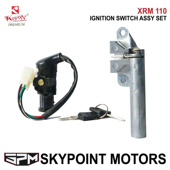 KRYON IGNITION SWITCH ASSY SET XRM 110 FOR MOTORCYCLE (9118077