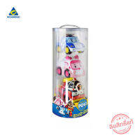 Robocar Poli Speedy Racer (3pcs in tube) - 3 Styles assorted ของเล่โรโบคาร์โพลี รถ 3 คัน รหัส SVR83197