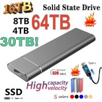 ความเร็วสูง1TB 2TB 4TB 8TB 16เทราไบต์ SSD แบบโซลิดสเตตฮาร์ดไดรฟ์ USB3.1อินเตอร์ฮาร์ดดิสก์แบบพกพาสำหรับ Mac แล็ปท็อป