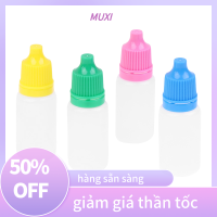 ?【HOT SALE】MUXI 4pcs 10ml มินิพลาสติกโปร่งใสบีบ dripper ขวดอุปกรณ์ครัว