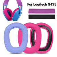 NicEseed ชุดหูฟัง G435 Logitech จุกหูฟังสำหรับทนทาน,ฟองน้ำ Earmuffs แผ่นรองหูฟังอุปกรณ์เปลี่ยนหูฟัง