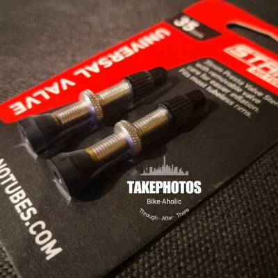 STAN’S NOTUBES : Brass Valves - Universal Valve  วาว์ลจุ๊บเลส