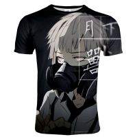 Anime Stray Dogs 3D Printed T-shirt Mens Casual Fashion O-Neck Short Sleeve Streetwear T Shirts Trendy Hip Hop Tees Unisex Tops