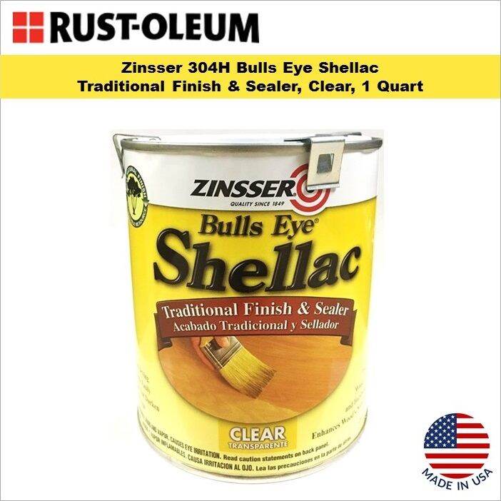 RustOleum Zinsser 304H Bulls Eye Shellac Traditional Finish & Sealer