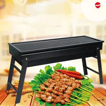 Portable Outdoor BBQ Grill Patio Camping Picnic Barbecue Stove Suitable For  People Charcoal Grill Korean Bbq Grill Table