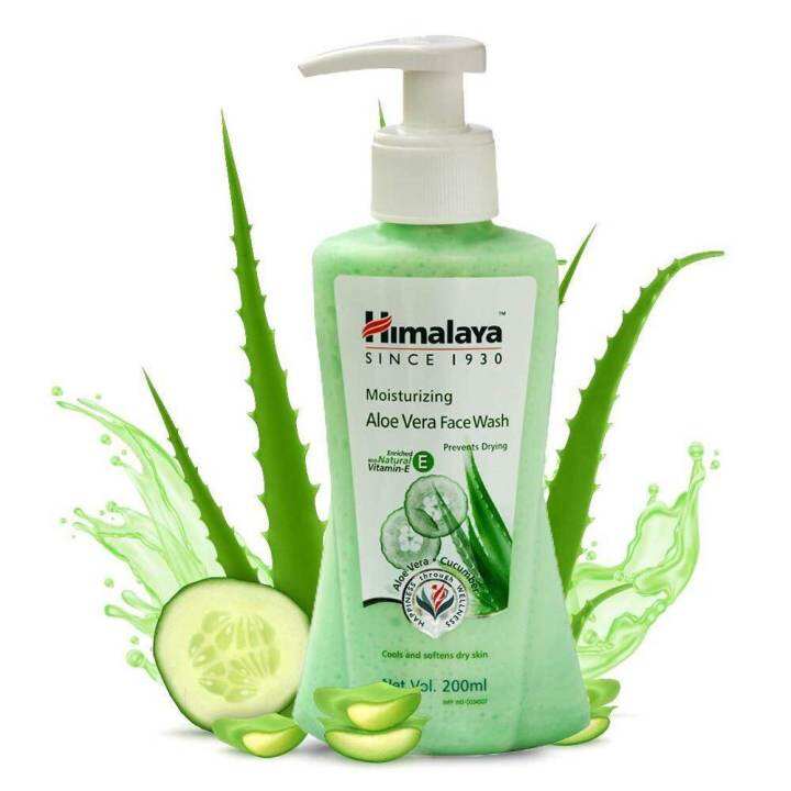 HIMALAYA Moisturizing Aloe Vera Face Wash (200ml) Lazada