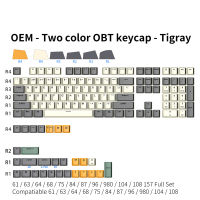 SKYLOONG ชุดปุ่มกดสองสี OEM ปุ่ม PBT 137ปรับแต่งได้สำหรับคีย์บอร์ดแบบกลไก