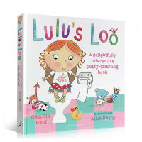 English original genuine LULUs loo Lulu toilet childrens Enlightenment cognitive operation book childrens picture book Lulu series hardcover cardboard flip touch book