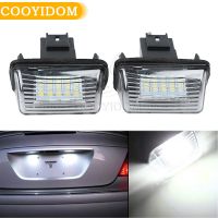 New prodects coming 2Pcs LED Number License Plate Lights 18SMD For Peugeot 206 207 306 307 308 406 407 5008 Partner For Citroen C3 C3 Ii C3 C4 C5