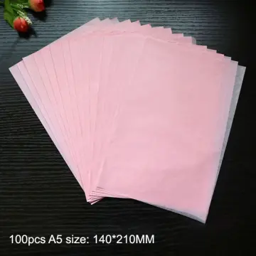 100Sheets/Pack A4/A5 Liner Tissue Paper for Clothing Shirt Shoes DIY  Handmade Translucent Wine Wrapping Papers Gift Packaging