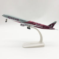 [20CM] โมเดลเครื่องบิน Qatar 777  x FIFA World Cup 2022 การ์ต้า โบอิ้ง (Air Craft Metal Model) มีล้อ และขาตั้งโชว์ ของขวัญ ของสะสม ของตั้งโชว์