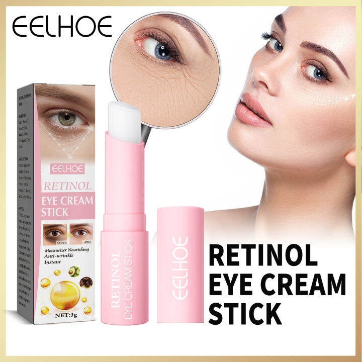 Eelhoe Eye Cream Stick Retinol Balm AntiWrinkle Removing Dark Circles