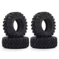 4PCS 52X17Mm 1.0 Soft Rubber Wheel Tires Tyre for 1/24 RC Crawler Car Axial SCX24 90081 AXI00001 Upgrade Parts