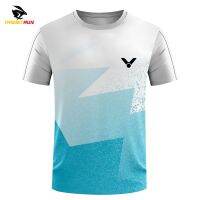 Mens T Shirt Summer Outdoor O-neck Oversized TShirts Women Sports Fitness Short-sleeved Fashion Table Tennis Badminton Tops