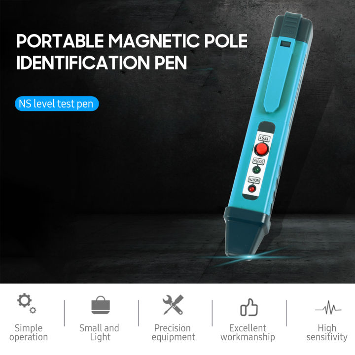 kkmoon-mag-netic-pole-pen-เครื่องทดสอบขั้ว-n-s-pole-ระบุเครื่องมือ-north-amp-south-mag-netic-pole-identifier-mag-net-detector