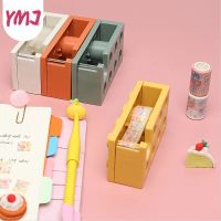 1PCS Creative Masking Tape Cutter Set Washi Tape Tool Transparent Tape Holder Tape Dispenser School Supplies Office Stationery