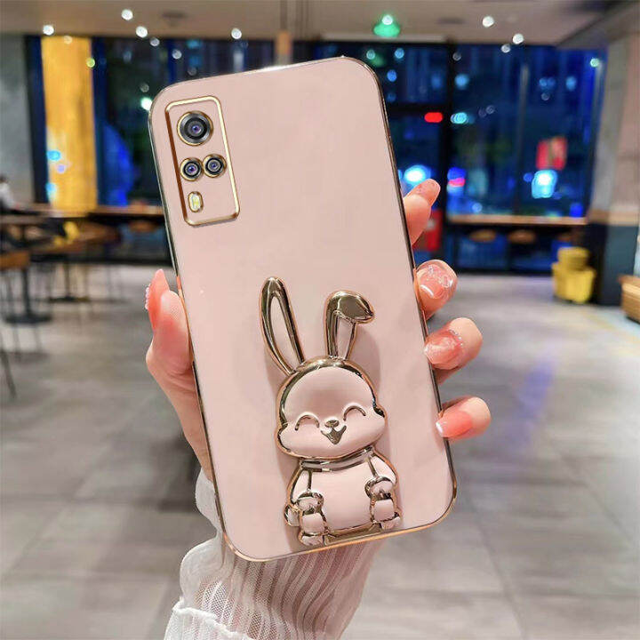 andyh-new-design-for-vivo-y51-v2030-v2036-v2031-case-luxury-3d-stereo-stand-bracket-smile-rabbit-electroplating-smooth-phone-case-fashion-cute-soft-case