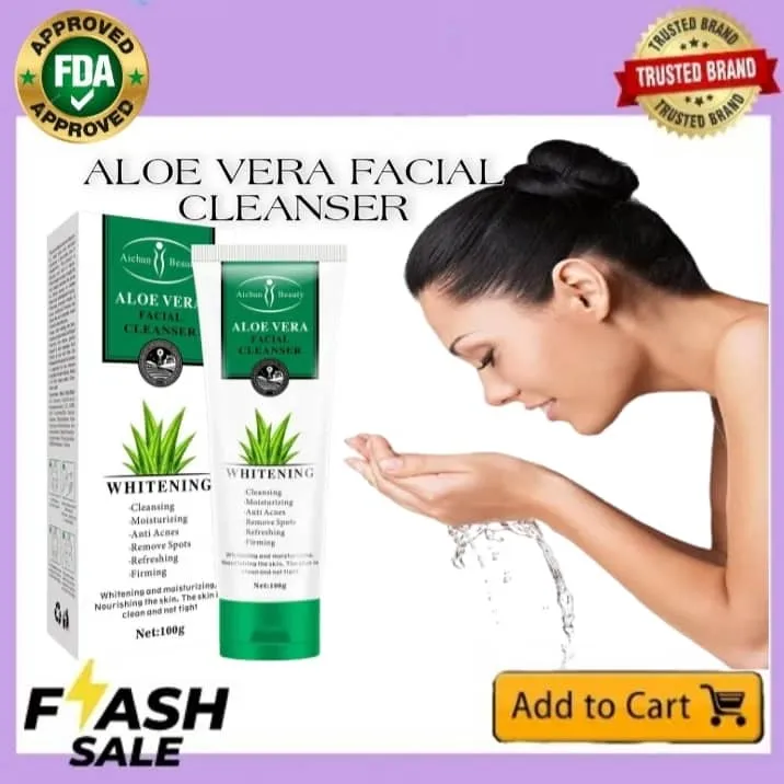 Original Aichun Beauty Aloe Vera Facial Cleanser Anti Acne Cleanser Anti Pimple Anti Fungal Anti