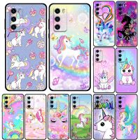 น่ารักการ์ตูน Rainbow Unicorn P30Lite สำหรับ Huawei P30 P40 10 Lite P20 P50 Pro P สมาร์ท Z นุ่มซิลิโคน Funda ฝาครอบโทรศัพท์-fbgxbgdbnxxfn