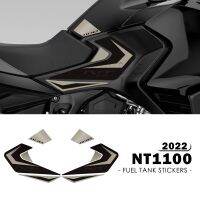 NT1100อุปกรณ์เสริมสำหรับฮอนด้า NT 1100 2022 Decals รถจักรยานยนต์สติ๊กเกอร์แท๊งค์น้ำมันด้าน Applique ป้องกันที่ยึดเข่าป้องกันรอยขีดข่วน