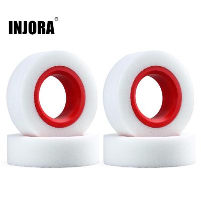 INJORA Dual Stage TPE Foam 114-120mm 100-110mm Fit 1.9" Wheel Tires for RC Crawler Axial SCX10 90046 TRX4 Electrical Connectors