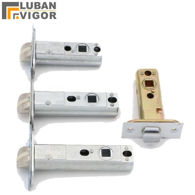 【YF】 Bathroom alloy single deadbolt lock cylinder Various padding margins Three-bar Single tongue body Universal