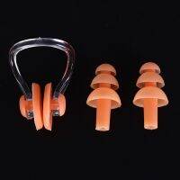 Summer Swimming Earplugs Nose Clip Case Protective Prevent Water Waterproof Soft Silicone Swim Dive Supplies