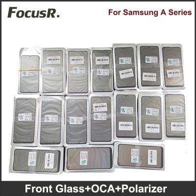 hot【DT】 Front Outer Glass With OCA Glue Polarizer Film A30 A50 A40 A70 A12 A32 A52 A72 Repair Parts