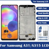 OLED/Incell เหมาะสำหรับ Samsung A31ดิเพลย์ A315 A315F จอแสดงผล LCD พร้อมดิจิไทเซอร์หน้าจอสัมผัสเหมาะสำหรับ Samsung A315อะไหล่ LCD