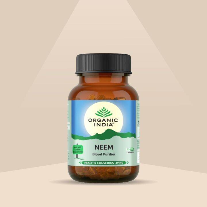Organic India Neem Capsule 60 no. Lazada