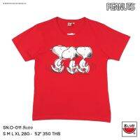 ราคาถูกแตงโม (SUIKA) เสื้อยืดคอกลมแขนลายลิขสิทธิ์ SNOOPY (SN.O-011)S-5XL