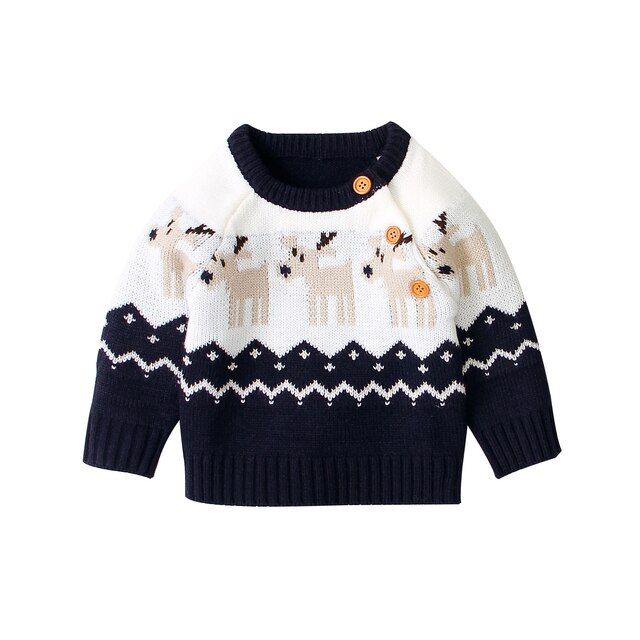 christmas-children-girls-boy-knitted-cartoon-sweater-round-neck-long-sleeve-loose-sweater-with-elk-pattern-for-spring-and-winter