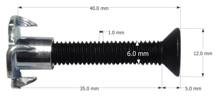 น๊อต-หัวจมเตเปอร์ดำ-m6x40-mm-ทีนัท-m6-หัวหกเหลี่ยม-สกรูยึดดอกลำโพง-อะไหล่ลำโพง-ทำตู้ลำโพง-น๊อตลำโพง-น๊อตยึดลำโพง-อุปกรณ์ตู้ลำโพง-ตู้ลำโพง