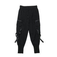 2022 Emo Harajuku Black Grunge Cargo Pants for Men Punk Trousers Jogging Cyber Cool Korean Hip Hop Pants Summer Techwear Bottoms