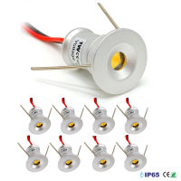 1W IP65 12V มินิ LED ดาวน์ไลท์โคมไฟเพดานแบบฝังสปอตไลท์ทางเดินโคมไฟสปอตไลท์หรี่แสงได้สําหรับตู้โชว์