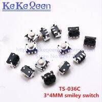 10PCS-100PCS 3x4MM TS-036C Smile Touch Button Micro Switch 3x4 Tactile Tablet Interrupteur Tablette For Cellphone Sound Keyboard