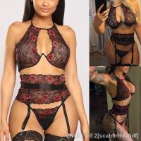 【YF】☞☑  Porno Size Babydoll Adult Game 3pcs Thong Garter Set Hot Erotic Costume