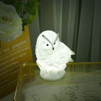 ♗♨ Table Light Adorkable Owl Shape Cartoon Bedside Lamp for Home Bedroom Kids Gift