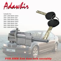 brand new Suitable For 2001-2006 BMW E46 3 Series Door Lock Cylinder Assembly with 2 Keys 51217019975 51217019976