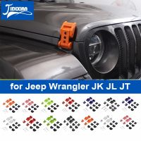 【YD】 JIDIXIAN Car Hood Latches Locking Engine Catch Locks for JK JKU 2007-2023 Exterior Accessories