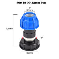 IBC Water Tank Ball valve Joints Garden Water Connectors For Tank Outlet 2532mm Watering Irrigation adapter Tool