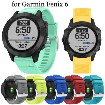 Sport Silicone Watchband Strap for Garmin Fenix 6 pro 5 plus forerunner 935 945 watch 22mm Band Easy Fit Quick Release wristband