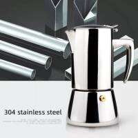 หม้อต้มกาแฟ moka pot Espresso Machine สแตนเลส430  3/6คัพ