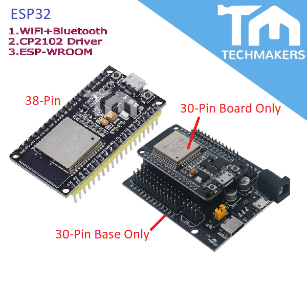 ESP32 30Pin/38Pin WIFI Bluetooth Module IOT NODEMCU32 Node MCU