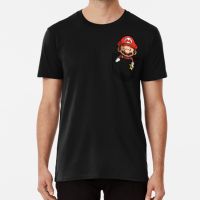 Nintendo （cartoon）New Adventure Game Movie Super Mario（Luigi Mario.Peach.Bowser.Yoshi.Waluigi.Toad.Birdo）graphic printed Mens 100 % Cotton O-neck Short-sleeved T-shirt